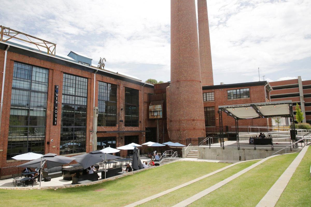 The Power House — formerly the Rock Hill Printing and Finishing Company — has a food hall, apartments, a barbersrhop and a brewery.
