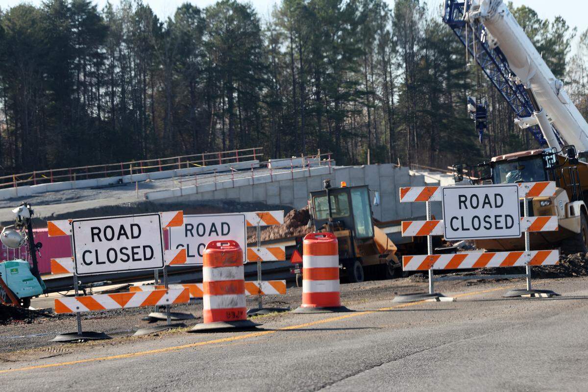 This March photos shows a stretch of I-77 near exit 85 in Fort Mill closed due to road construction. New traffic patterns will be in place this weekend.