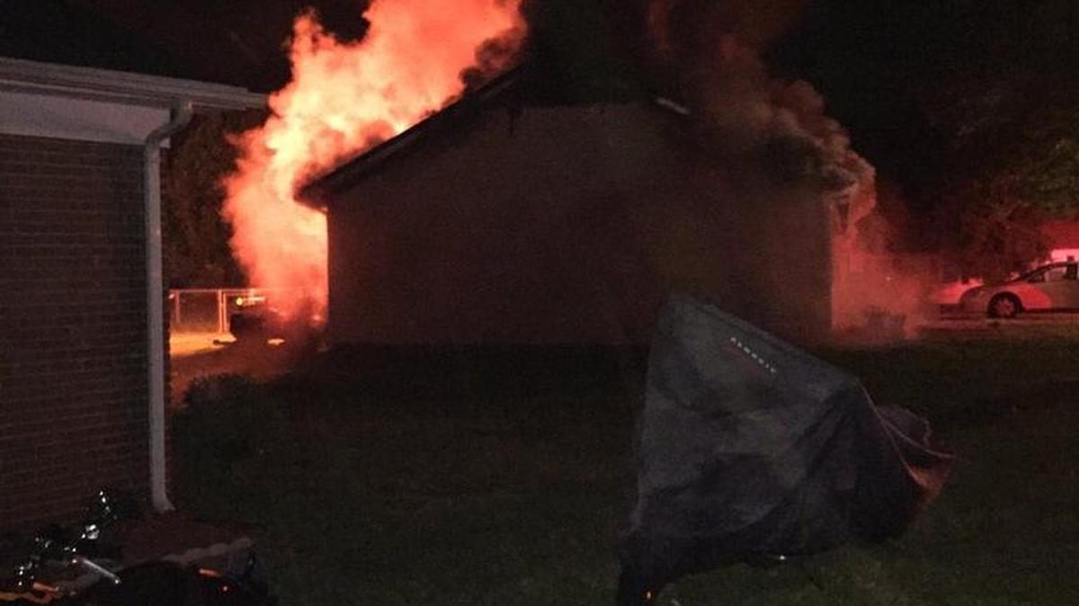 A Rock Hill home sustained heavy damage following a fire.