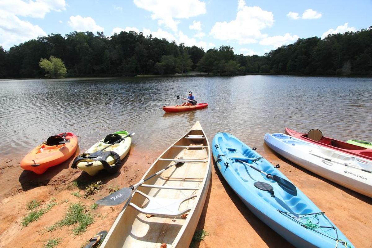 The Intro to Kayaking workshop at Anne Springs Close Greenway is June 10