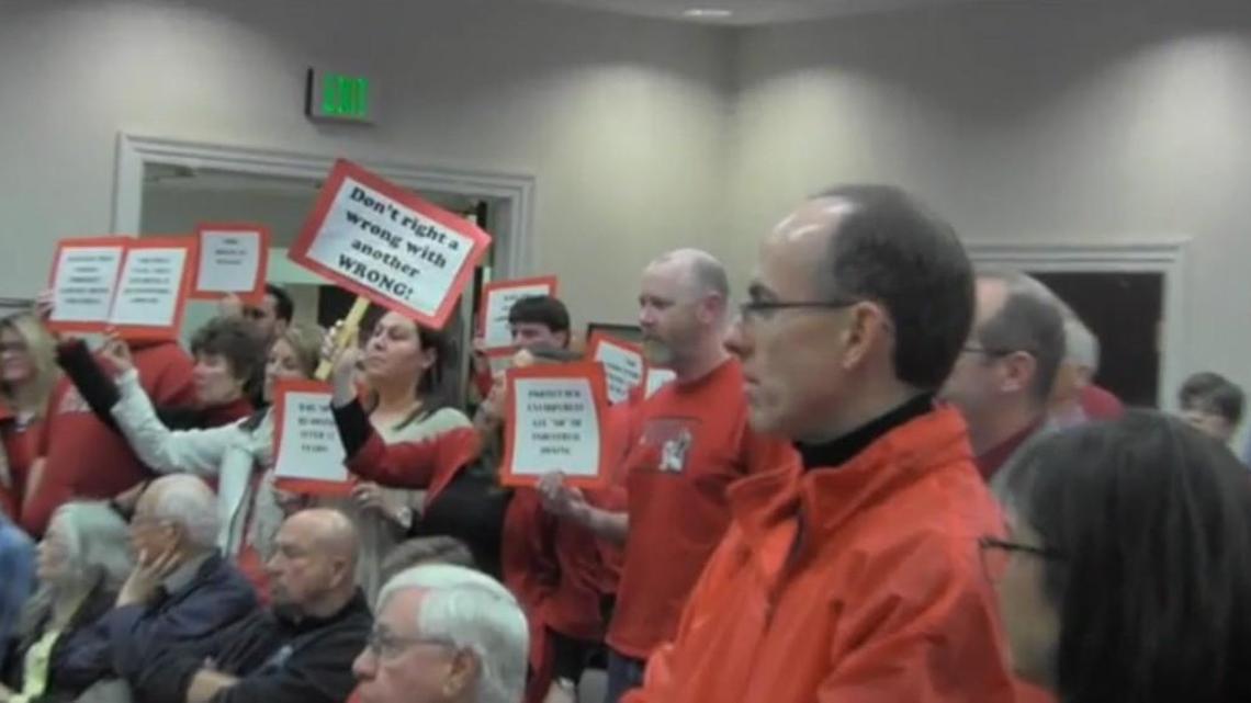 Residents of the BridgeMill subdivision in Indian Land wore matching shirts when they turned out last year to protest a proposed rezoning for neighboring McClancy Seasoning Co., which wanted to expand.
