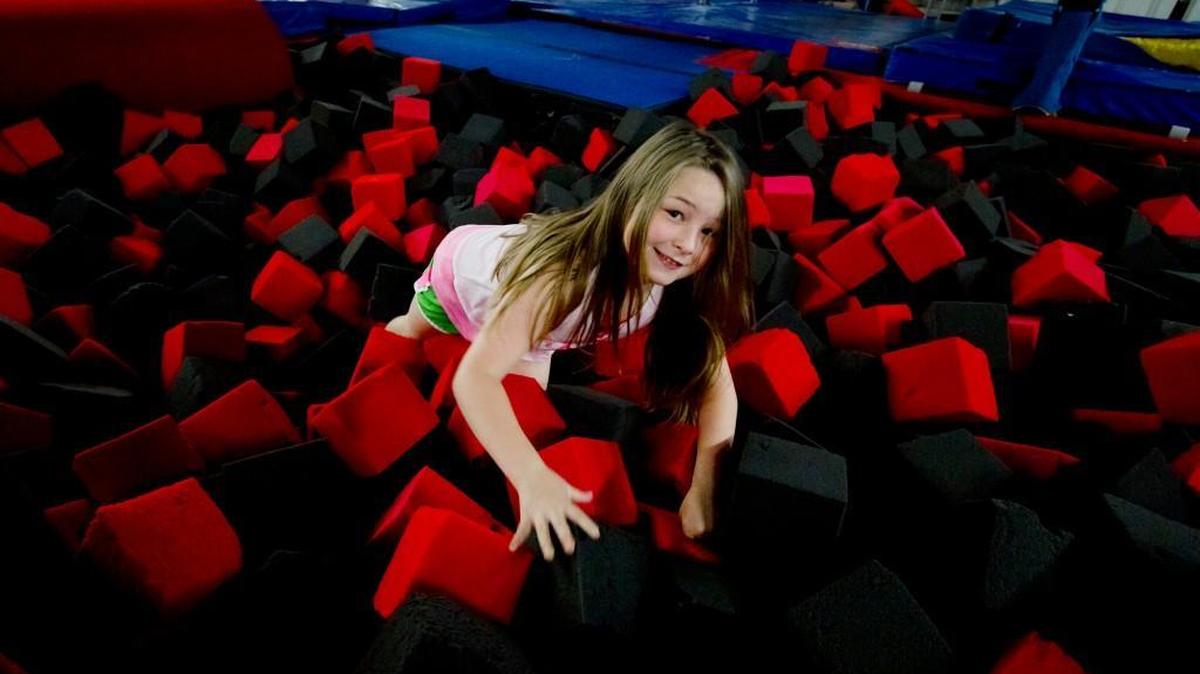 Ann Marie Russell attends the Gold Medal Summer Camp at Thomas Gymnastics in Rock Hill.