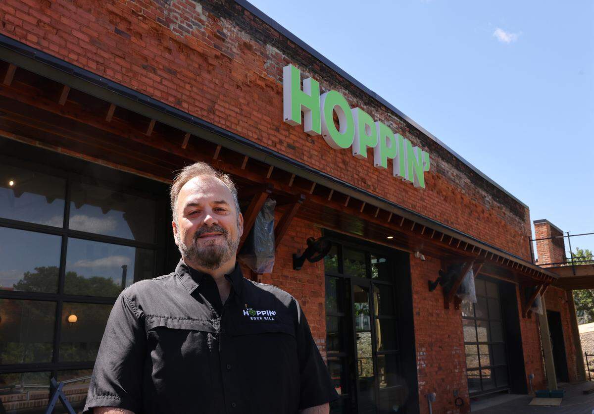 Joe Gulledge, a former high school band director, opened Hoppin’ Rock Hill — a self-pour tap house — in an historic cotton warehouse near downtown Rock Hill three years ago.