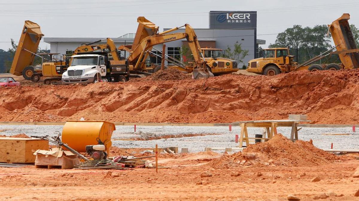 
Development in Indian Land includes the Bailes Ridge Corporate Park on S.C. 160 and the new Keer America yarn factory.

