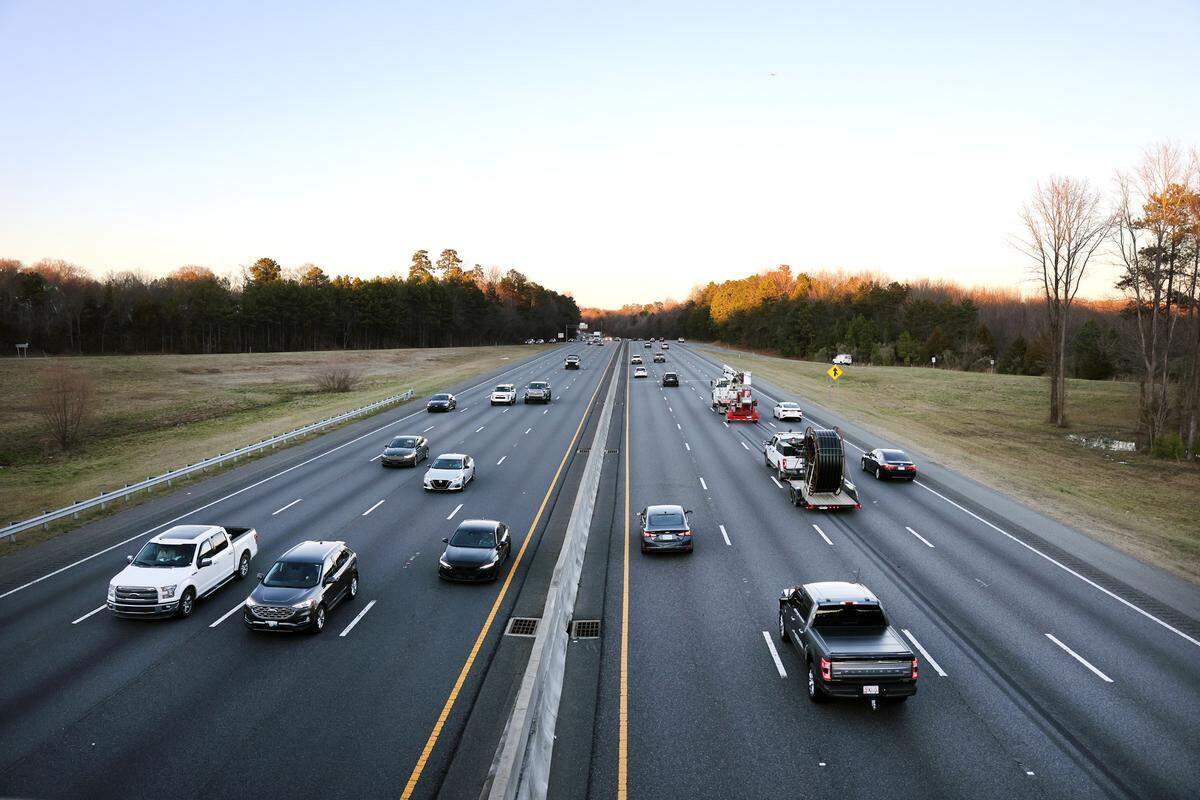 Traffic flows along I-77 Monday in Fort Mill on Monday. Road experts in York County say they need answers to combat rising road construction costs.