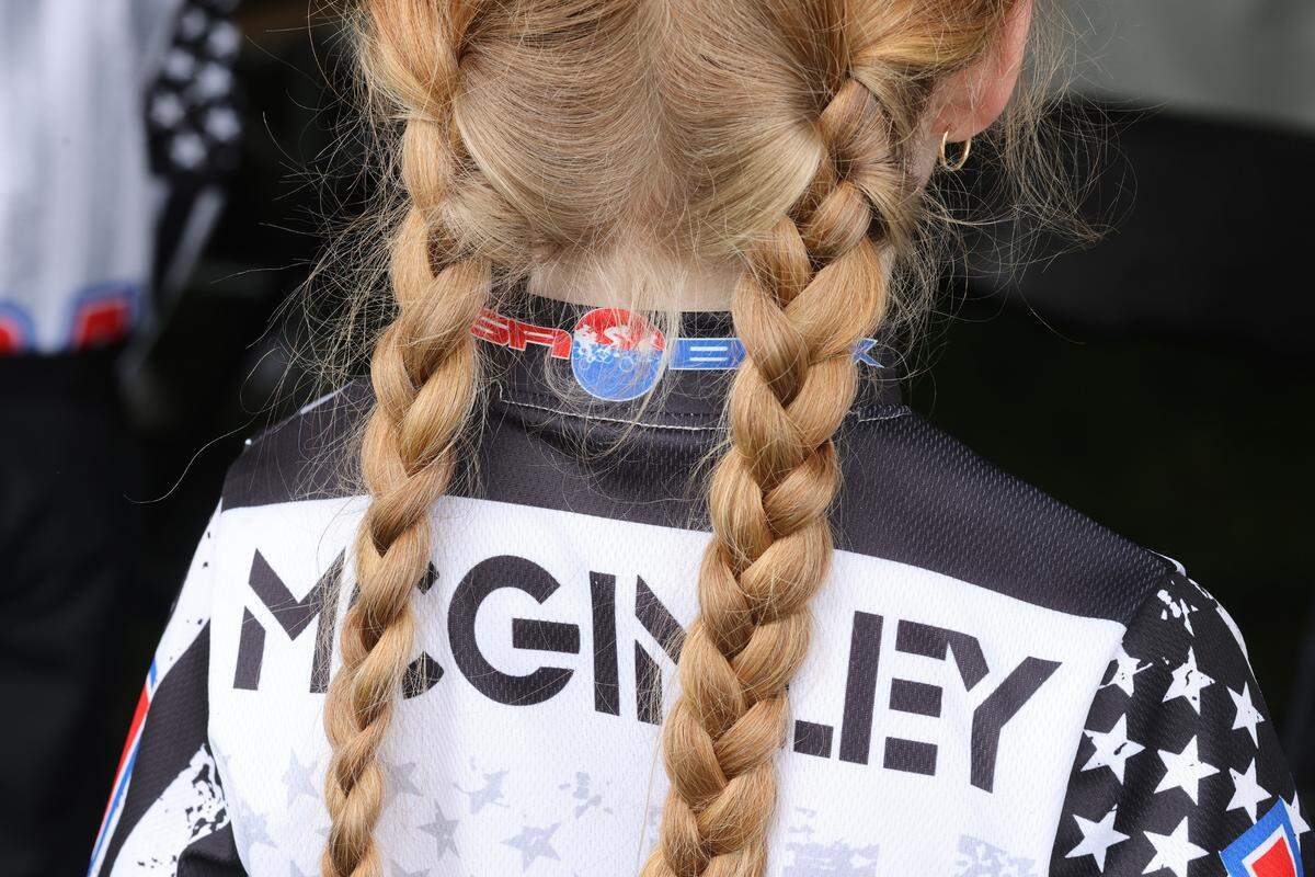 8-year-old Irelyn McGinley, from Birmingham, WA, started bmx racing when she was 2-years-old