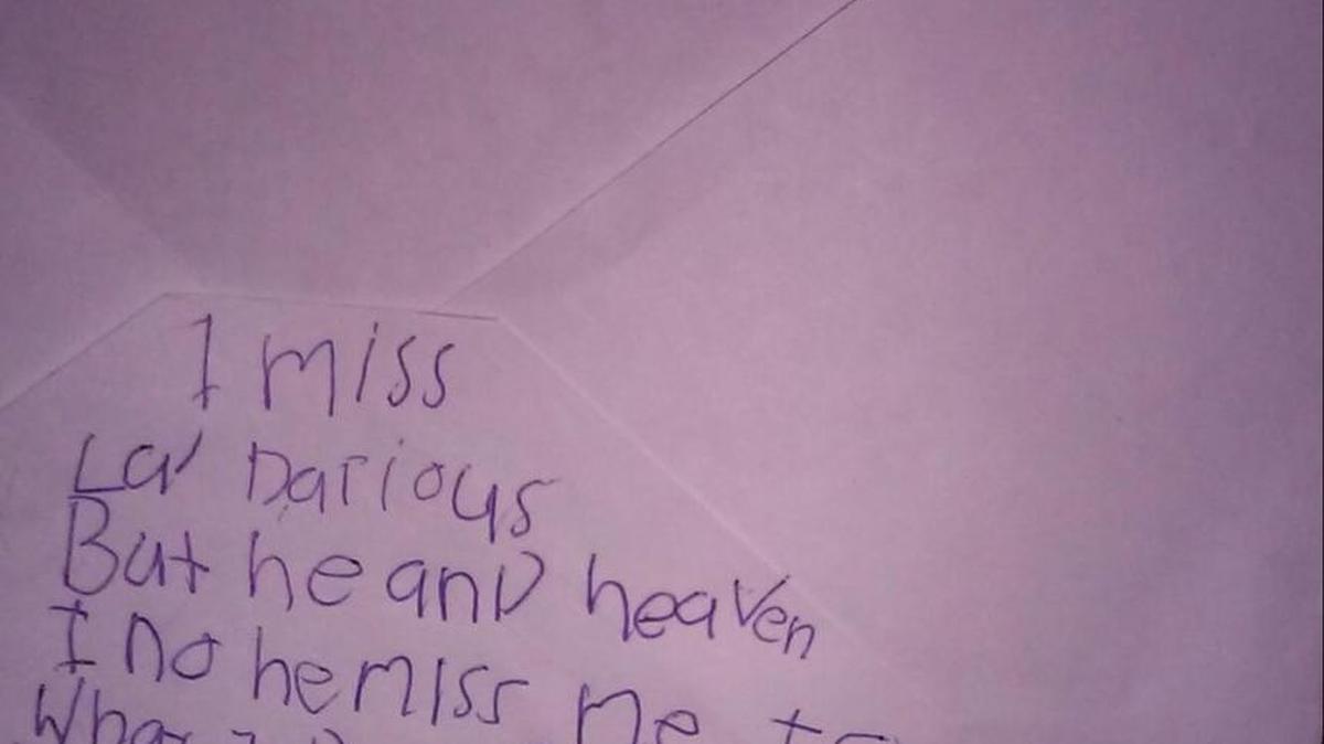 7-year-old Sha’Vonta Wylie’s song for her brother.