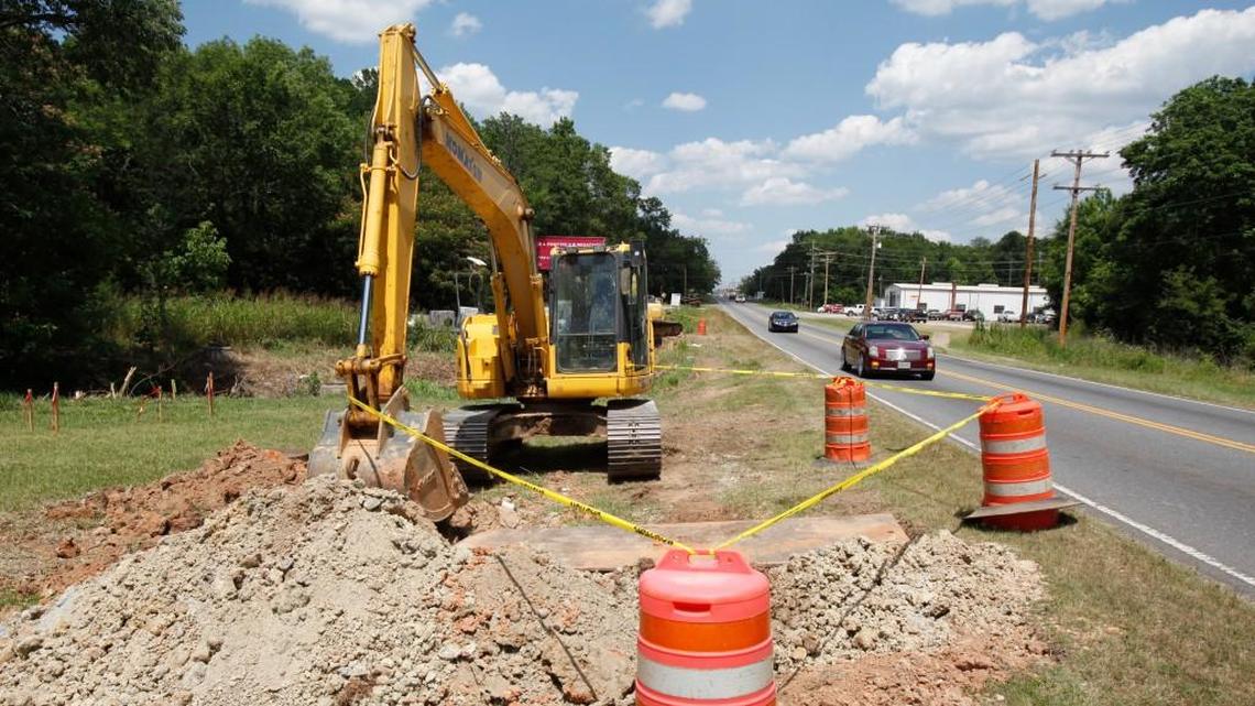 The final project under the 1997 Pennies for Progress program is underway. Widening of Albright Road in Rock Hill from Black Street to Heckle Boulevard was one of the projects in the 1997 Pennies for Progress program. As the county considers another round of projects, it is looking at previous cost over runs.