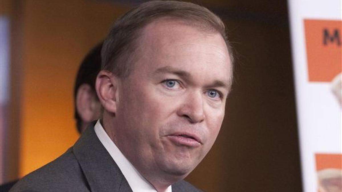 
In this May 11, 2011 file photo, Rep. Mick Mulvaney, R-S.C. speaks during a news conference on Capitol Hill in Washington. The House’s most hard-edged conservatives helped to derail Majority Leader Kevin McCarthy’s bid to become speaker. But they remain outnumbered and it’s unclear if they can rally behind an alternative.
