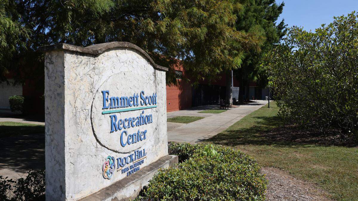 The Emmett Scott High School Gymnasium, built in 1959, served as the area’s first auditorium for the Black community to hold events and later civil rights activities. Rock Hill has plans to renovate the McGirt Auditorium at the former school site and could pay some of the costs through bonds.