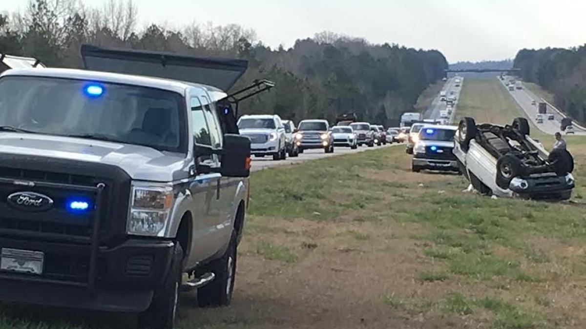 Authorities are working a fatal hit-and-run in Chester County Monday morning. Troopers believe a purple tractor trailer hit this Ford Explorer from behind on I-77, causing the SUV to exit the roadway and overturn in the median. A passenger in the SUV was killed.