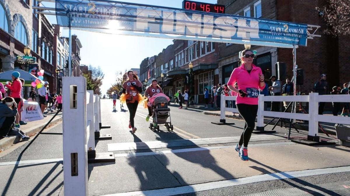 The Junior Welfare League presents the annual Gobble Wobble run and on Main Street in downtown Rock Hill in this 2015 file photo.