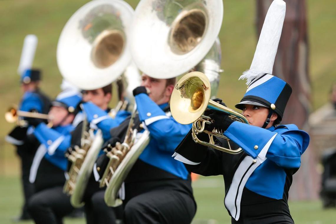 The Indian Land High School marching band performs in Rock Hill, in this Herald file photo. Indian Land is an eight-time state champion, the most of any Rock Hill region school outside of the Fort Mill district.