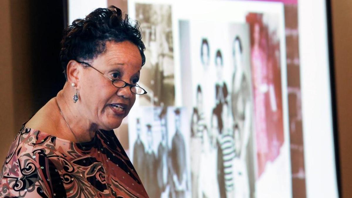 Darnell Ivory, above, daughter of the late Cecil A. Ivory, Sr. speaks during the 2017 Freedom Walkway Local Heroes reception in Rock Hill on Wednesday. Cecil Ivory was named as a recipient of the Freedom Walkway Local Heroes. Four civil rights heroes earned a place among those honored at the Freedom Walkway in downtown Rock Hill: the late Catawba Indian Chief Gilbert Blue, Brother David Boone of the Rock Hill Oratory, former Herald newspaper editor Marshall Doswell and the late Rev. Cecil A. Ivory Sr. The Local Heroes program recognizes individuals or groups who fought for justice and equality for all citizens. The walkway is in downtown Rock Hill between the 139 Main apartments and the former Woolworths building. Two-year-old Brenden Bizell, right top, looks at photos of the honorees. Marshall Doswell, bottom right, 96, a former editor at The Evening Herald, speaks about the turbulent civil rights era in Rock Hill during the 1960s. – Tracy Kimball