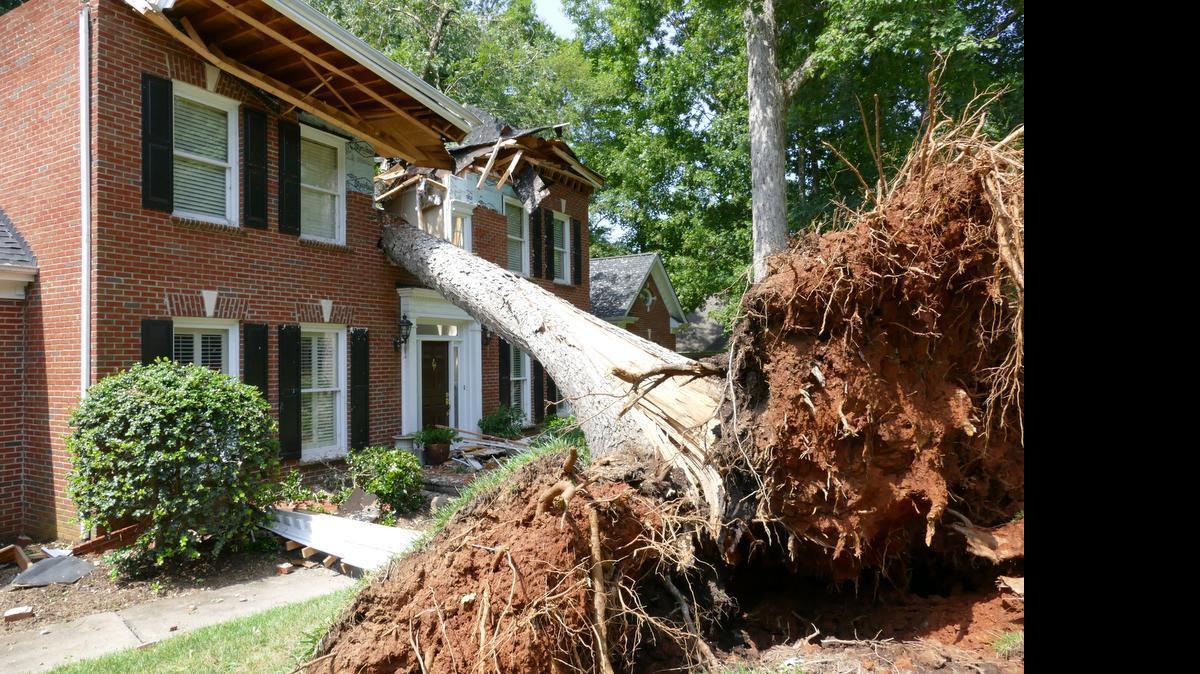 
Wednesday’s severe thunderstorm brought winds up to 60 mph that pulled a tree down on a Harlinsdale Drive home. The storm also knocked out power for thousands of customers, including 5,400 for the City of Rock Hill and 3,000 with York Electric Cooperative. 
