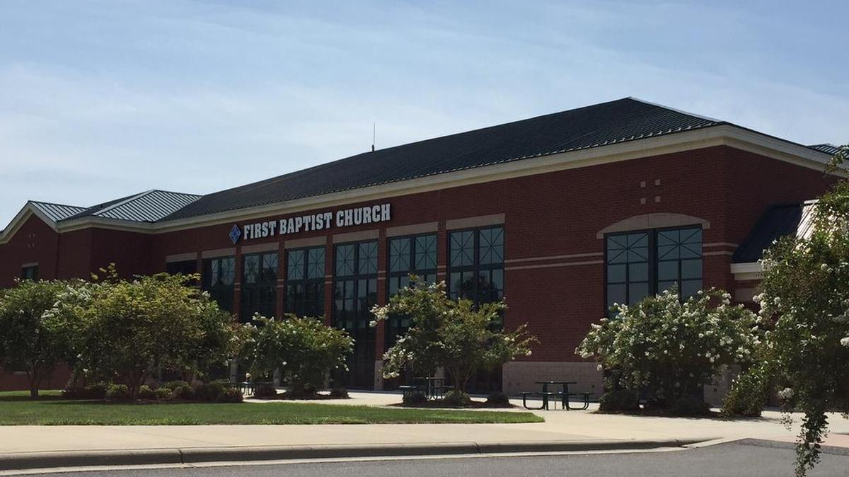 
First Baptist Church in Rock Hill.
