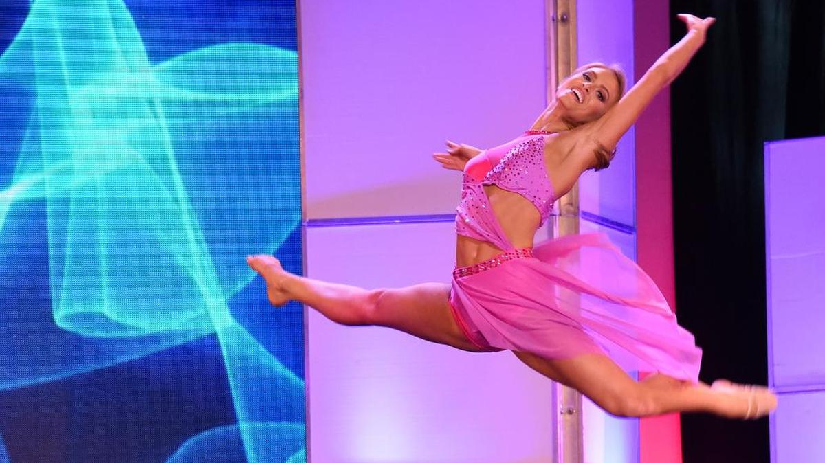 Miss Clemson Rachel Wyatt performs a jazz dance to ‘I Wanna Dance With Somebody’ during the talent portion of Saturday night's finals.