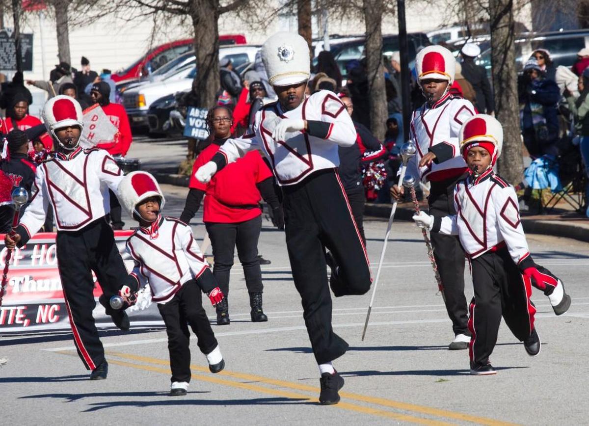 The Western York County NAACP’s 38th annual Martin Luther King Jr. Day parade is Saturday. During a past parade, members of the Drills of Hope Marching Thunder from Charlotte perform.