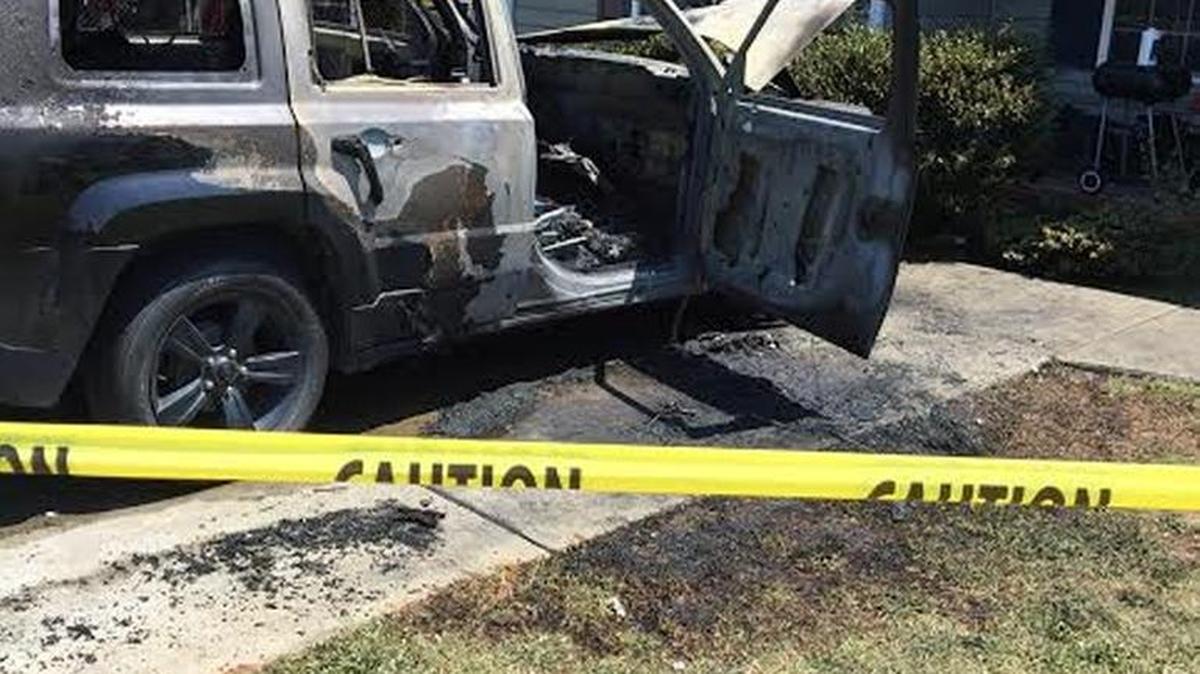 A 12-year-old girl was airlifted with serious burn injuries after a vehicle fire in Rock Hill on Monday. The cause of the blaze, which destroyed the SUV, remains under investigation.