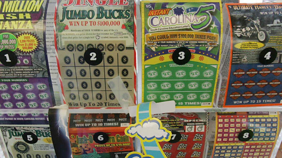 A South Carolina lottery ticket bought in Rock Hill matched all five numbers Wednesday to win a new lottery game.