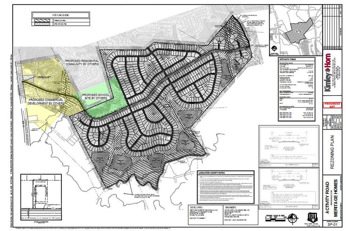 A Meritage Homes proposal could add 578 homes on nearly 400 acres in Lancaster County.