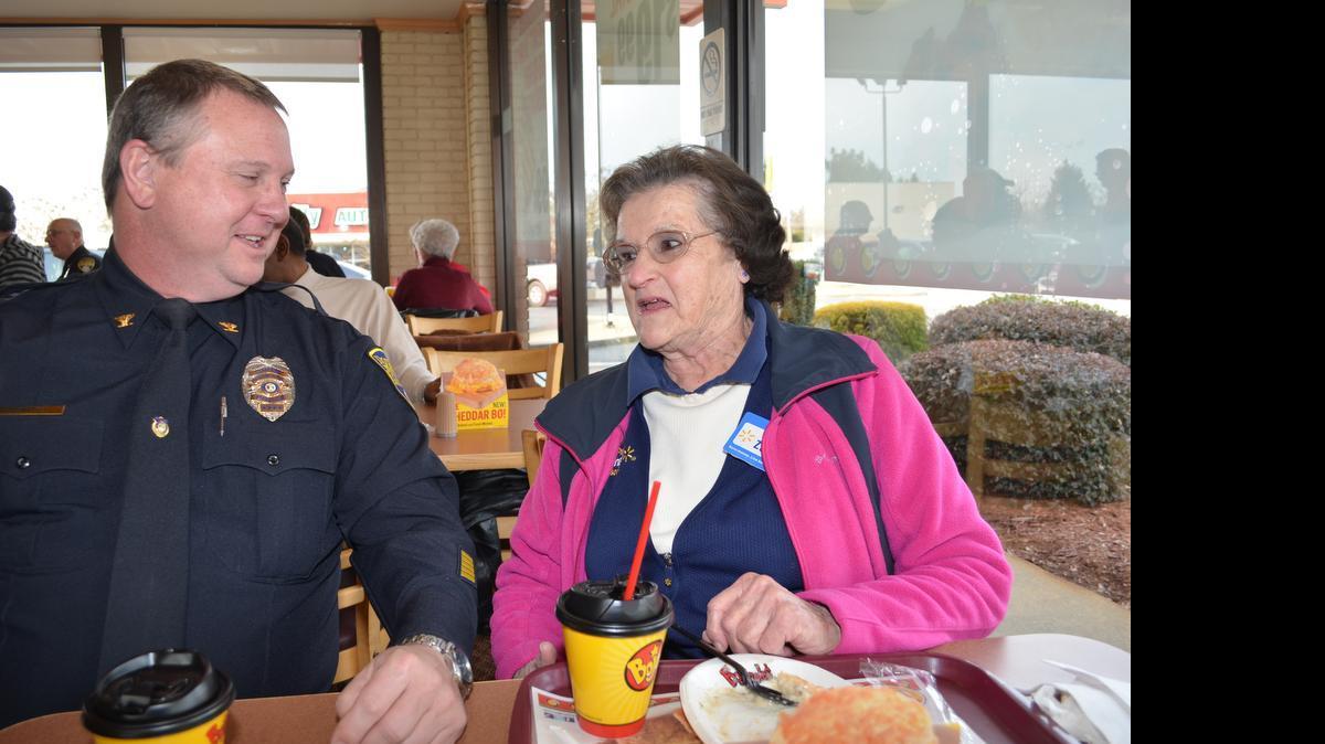 
Coffee with a Cop, with officers from the Rock Hill Police Department, will be Friday morning at the Bojangle’s on Herlong Avenue in Rock Hill. 
