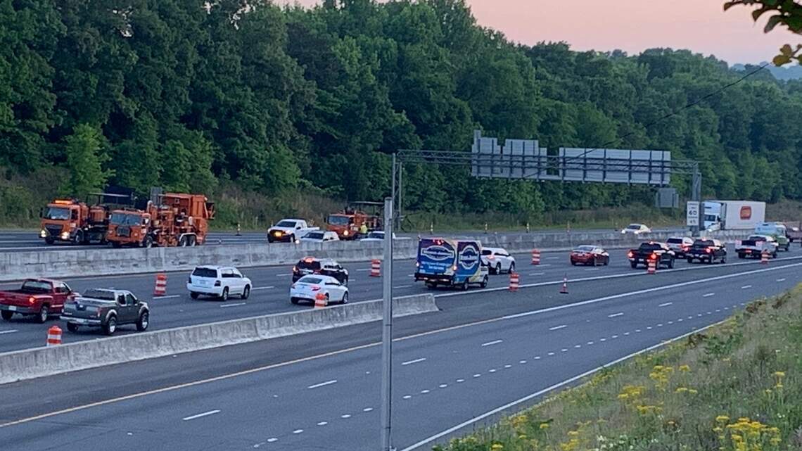 Traffic backups already in SC DOT I77 bridge construction | Rock Hill ...