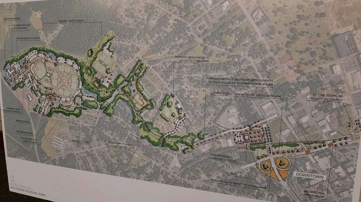 Rock Hill wants public input to plan a new regional park from Heckle Boulevard to downtown.