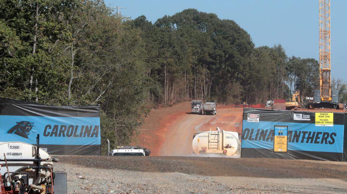 The Carolina Panthers is moving its headquarters to Rock Hill, S.C. The facility will be four million square feet.