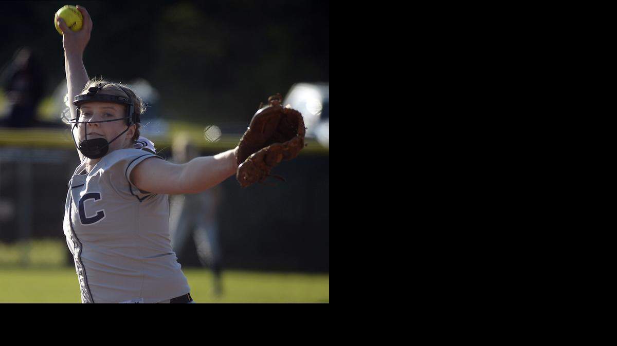 
Clover’s Elizabeth Edmunds on the mound. 
