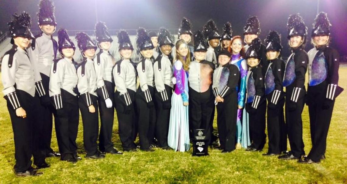 The York Comprehensive High School marching band, shown in this file photo, is a five-time state champion. This fall the band will perform a show called “Stellar.”