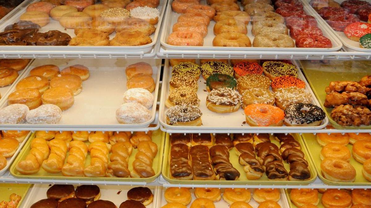 Apple fritters, doughnuts and other fresh made pastries are popular at Rainbow Donuts Cafe on S.C. 5 and U.S. 321 west of York.
