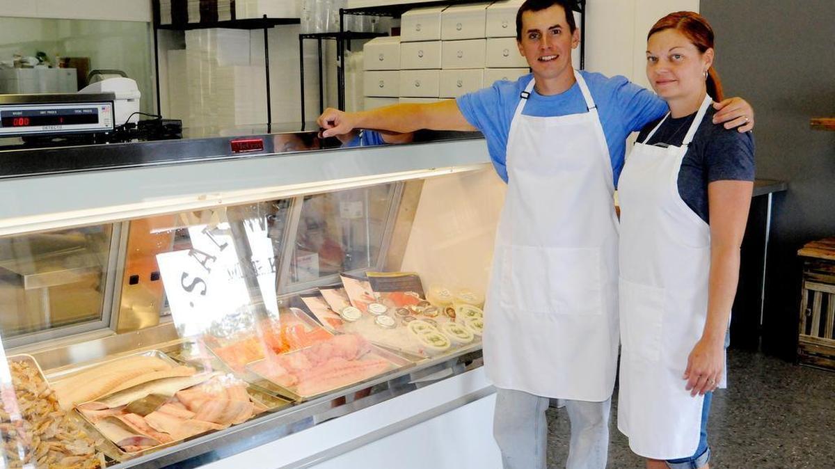 
Clint and Elizabeth Boyd opened Saltwater Markets, a fresh seafood and meat retail and shipping business at 713 Bethel St. in Clover.
