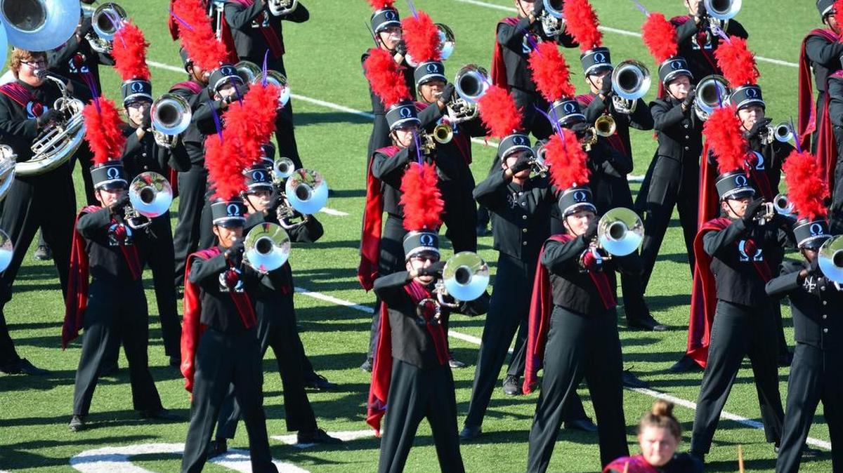The Nation Ford High School Band was named Grand Champion, receiving the highest score overall in the Olde English Festival of Bands.