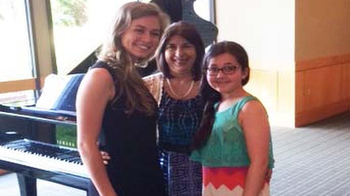 
From left student Mary Katherine Mooney, instructor Joanne Marie Barnaba and student Anna Marie West at River Hills Country Club in Lake Wylie.
