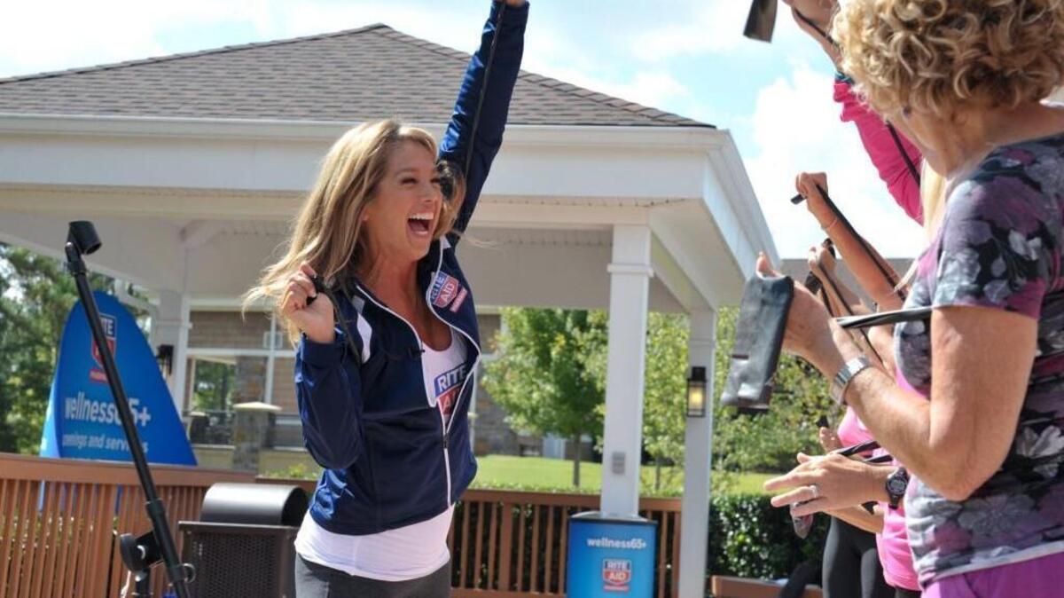 Fitness star Denise Austin spoke at Sun City in Indian Land during a celebration of Healthy Aging Week. A high-end assisted living facility is planned for construction adjacent to Sun City.