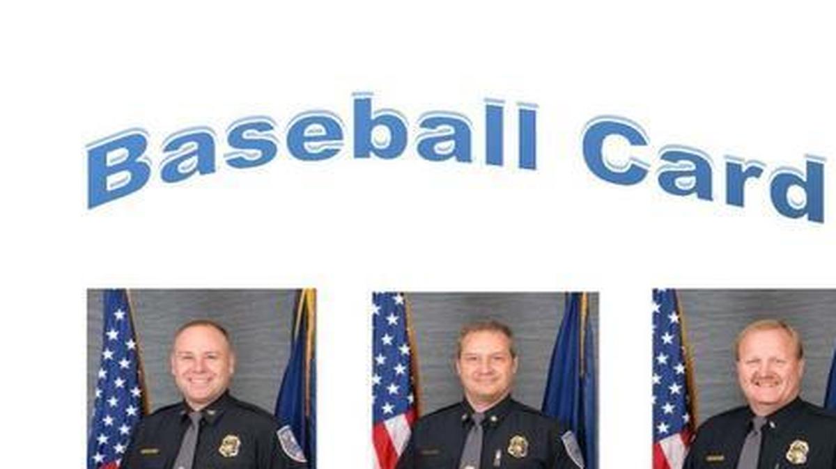 The Tega Cay Police Department is challenging students to collect 20 cards of police officers who serve the community.