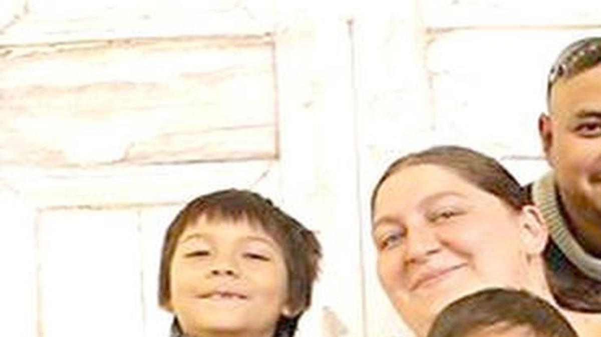 
The Garcias, from left, Juan, 9, Sergio, Crystal, Guillermo, 3, and Renee, 8. The family is asking the public for help with information about their stolen lawn equipment. Sergio’s lawn business brings in the majority of the family’s income.
