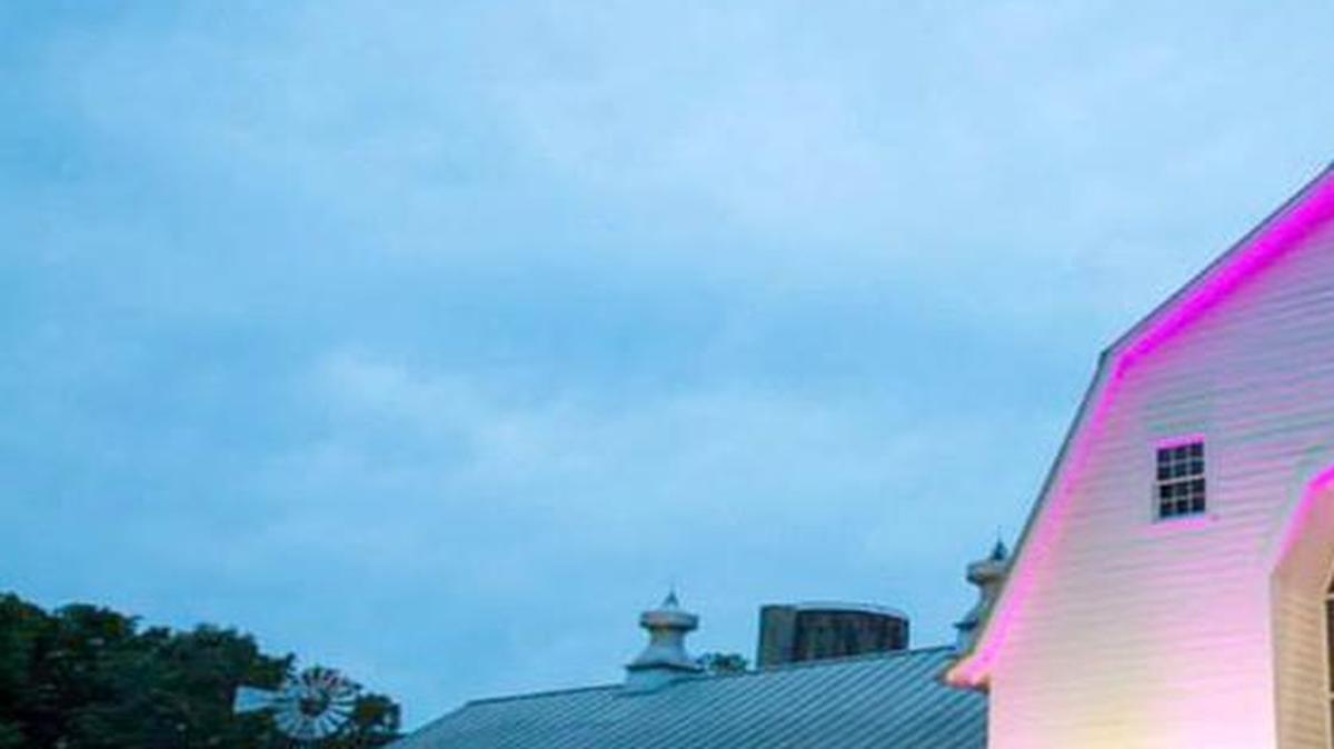 
The Dairy barn in Fort Mill will be lit pink for the The Carolinas’ Kickin’ It Challenge kick off party Friday. 
