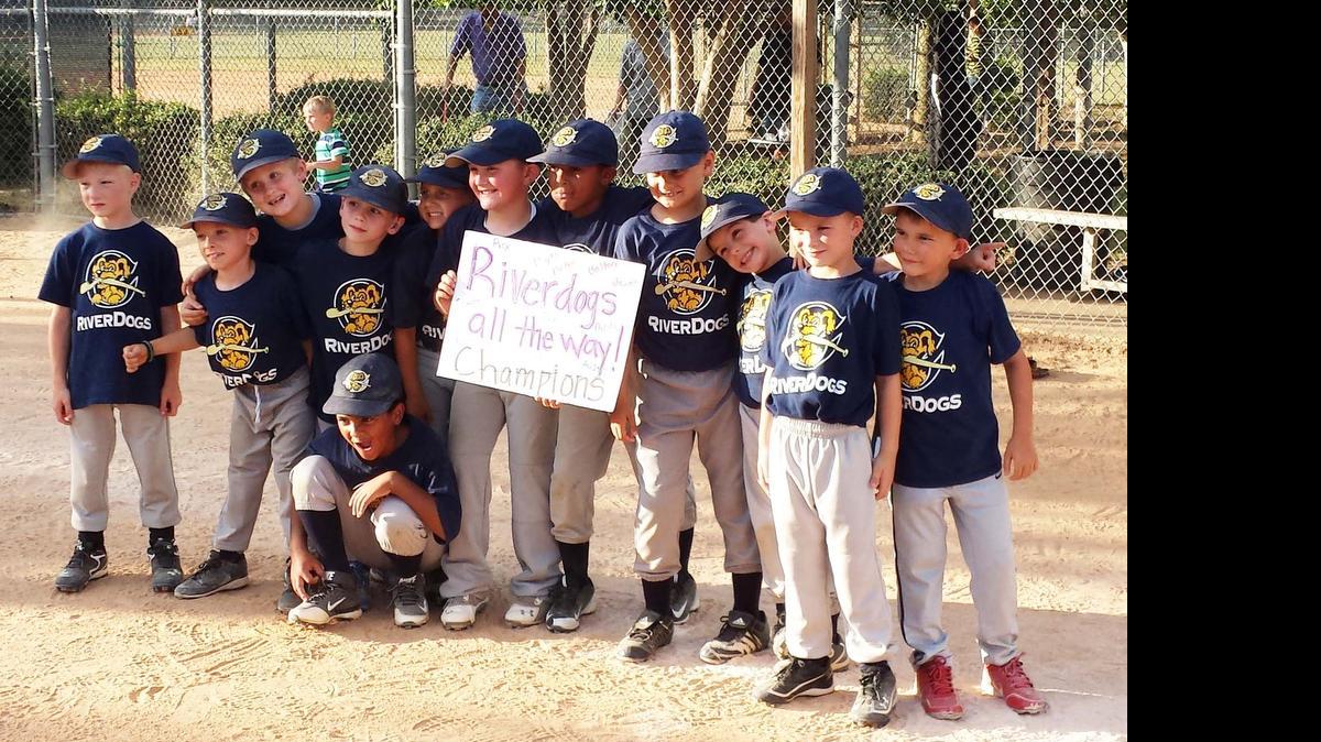 
Clover Riverdogs won the championship for machine pitch ages 6-9.
