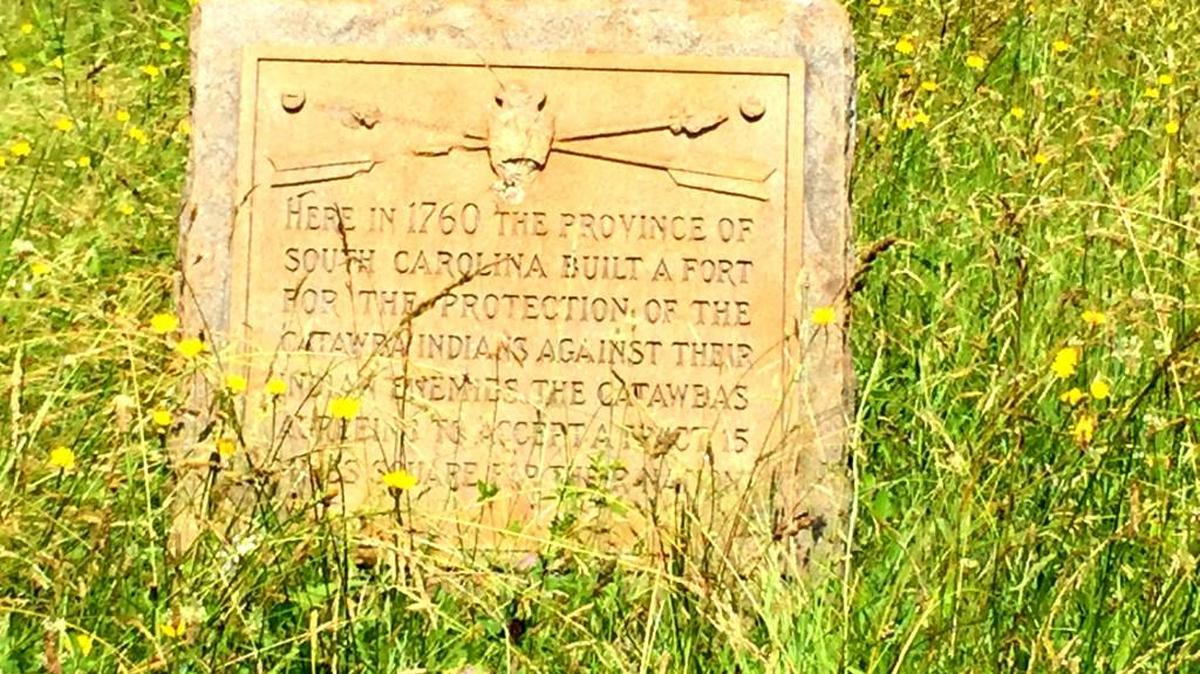 This monument, on part of the more than 700 acres slated for a massive new development, marks the spot where the fort Fort Mill is named for once stood.