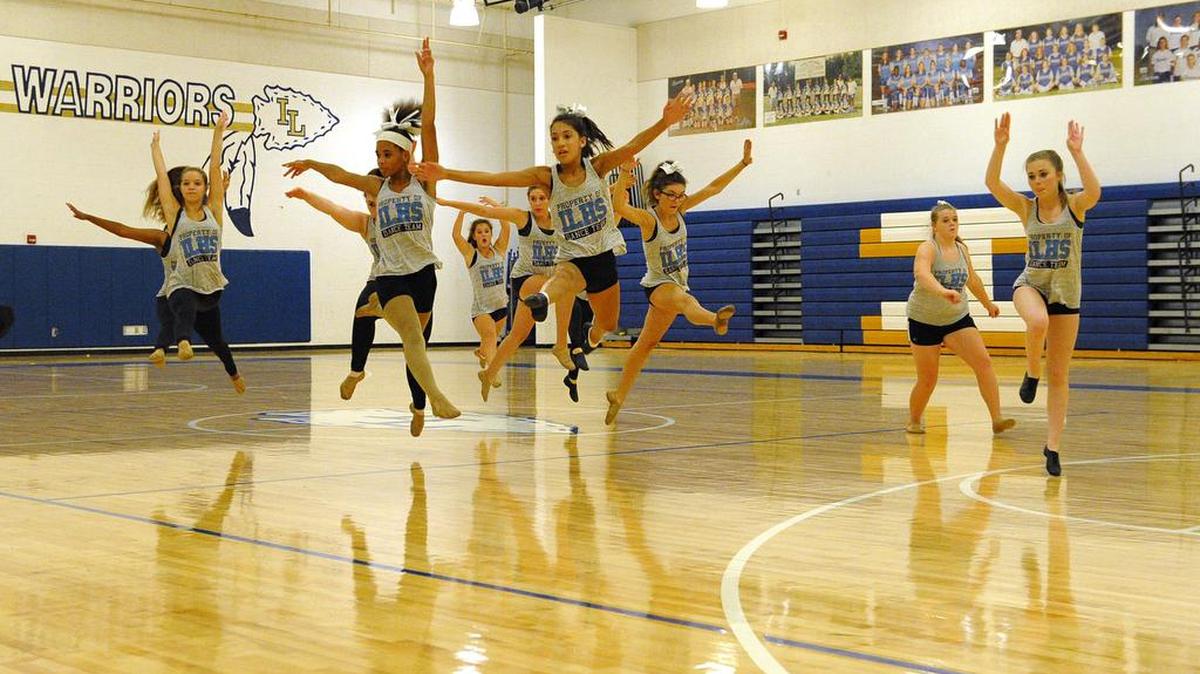 Indian Land dance team members were flying high while learning a new routine.