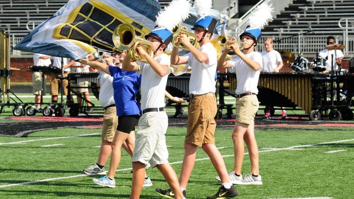 The Indian Land High School band performed selections from its show “Doorways” at the recent Exhibition of Bands at Nation Ford High School.