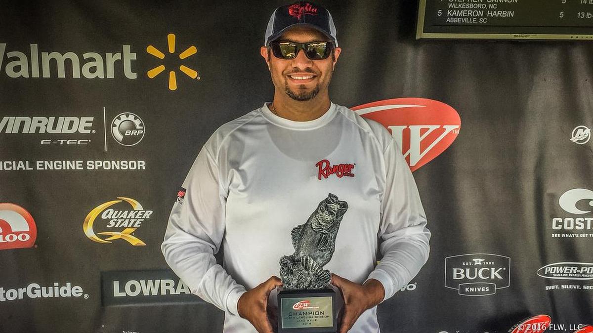 Joseph Marks of Duncan weighed a five-bass limit totaling 16 pounds, 3 ounces June 18 to win the fourth FLW Bass Fishing League on Lake Wylie.