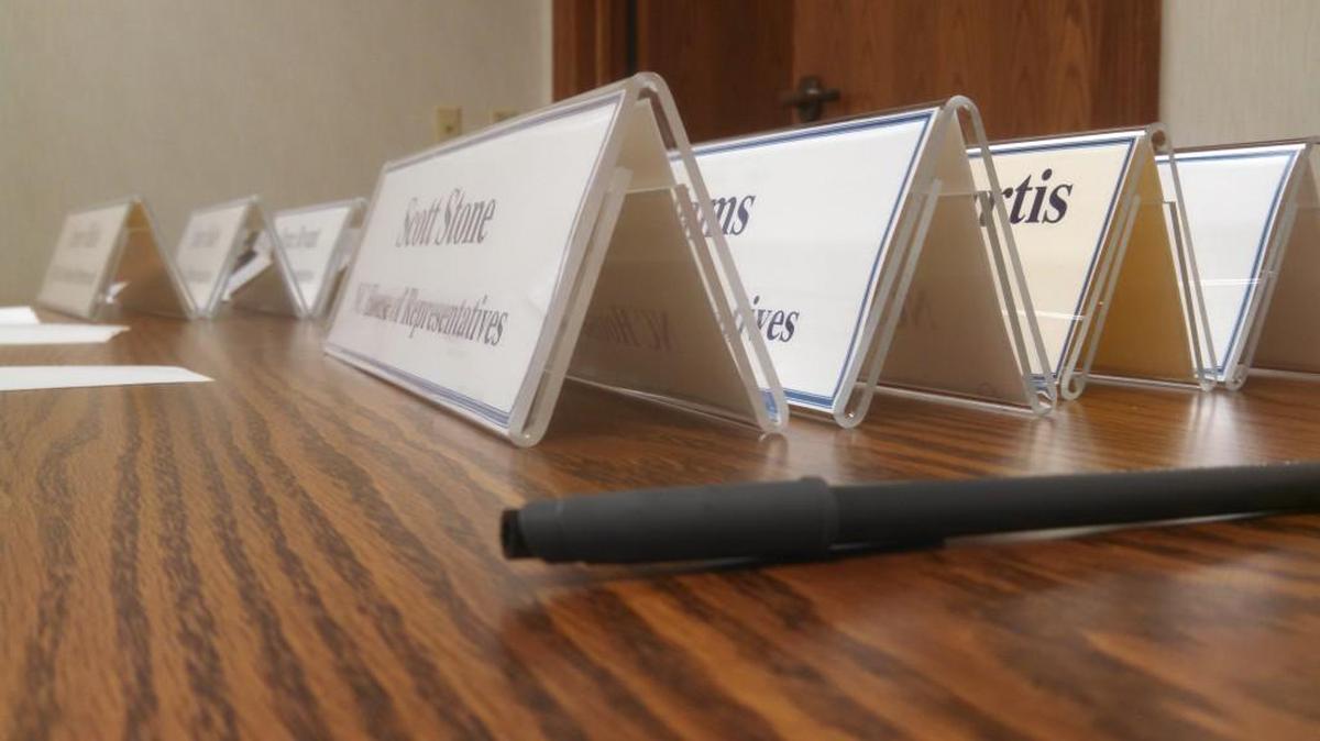 Several name placards went unused when the Catawba Wateree River Basin Advisory Commission met in Huntersville, N.C., recently.