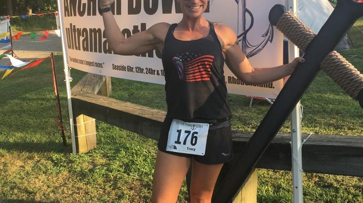 Tracy Gariepy recently competed in the Anchor Down Ultra Marathon in Bristol, R.I.