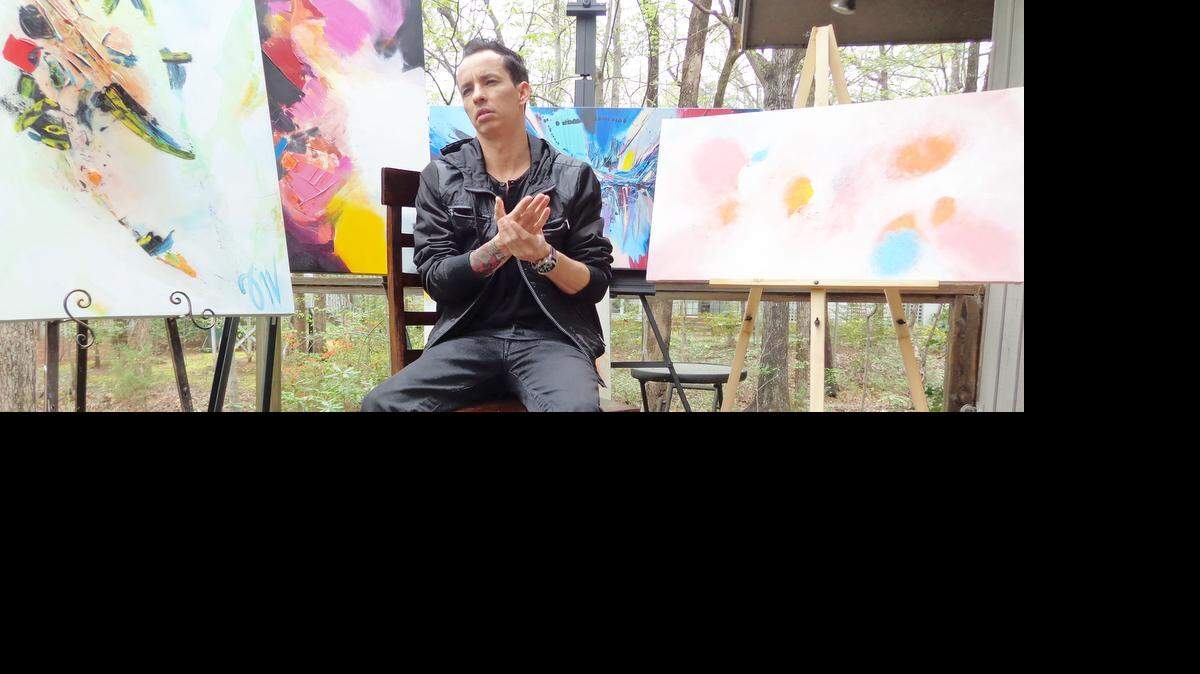
Jonay di Ragno, international plastic artist, at his studio in Lake Wylie.
