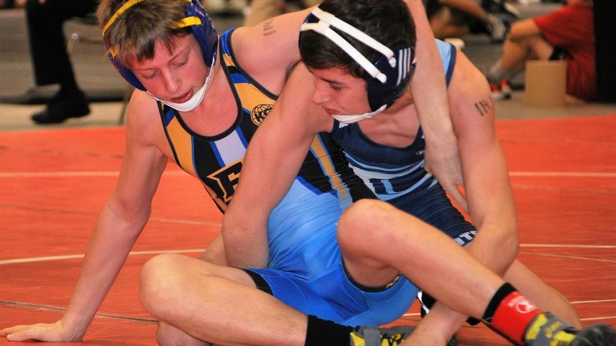 Fort Mill’s Jacob Sturgeon, left, finished third at the Coastal Clash for the Jackets at Myrtle Beach.