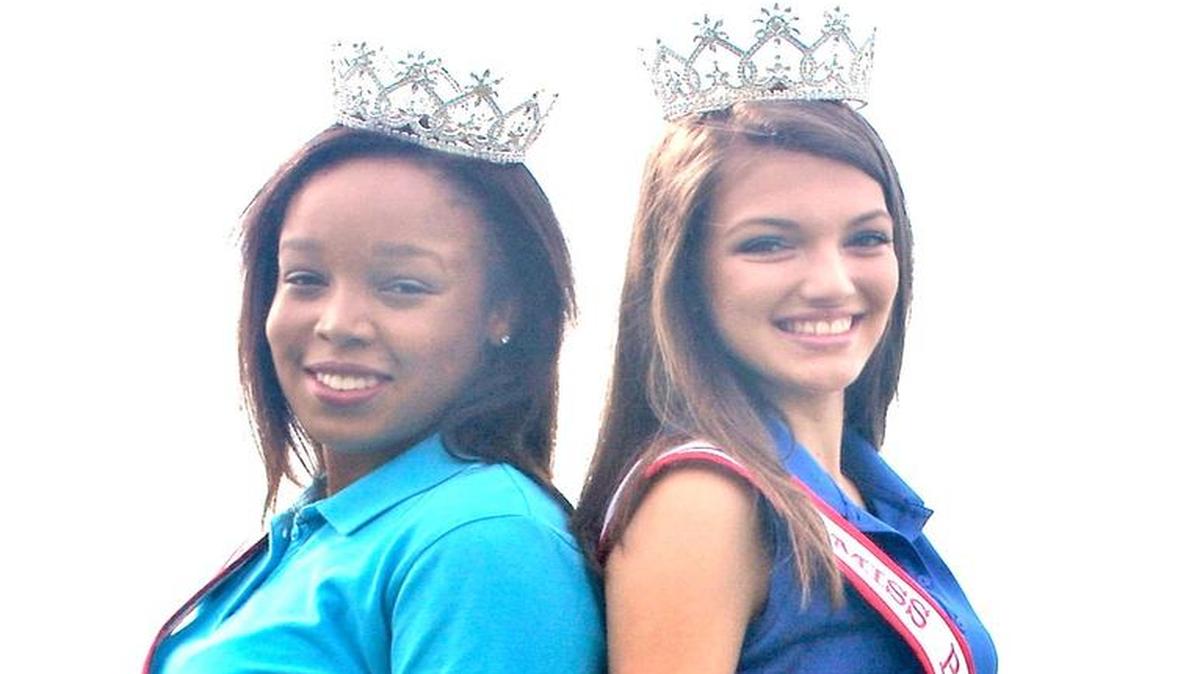 Lauryn Chadwick, left, and Alex Quinn, right, both golfers for Fort Mill High, will be competing together in a scholarship pageant in Florida next week.