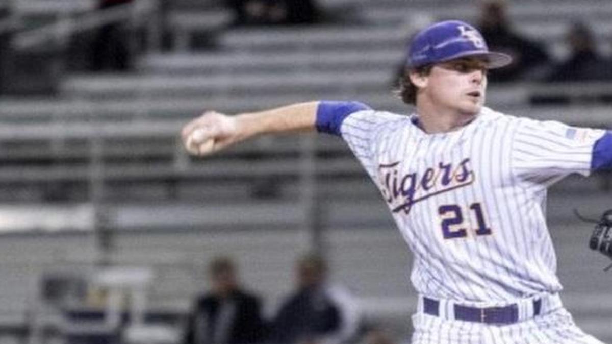 
Doug Norman of Fort Mill got to pitch for LSU in the College world Series this week. 
